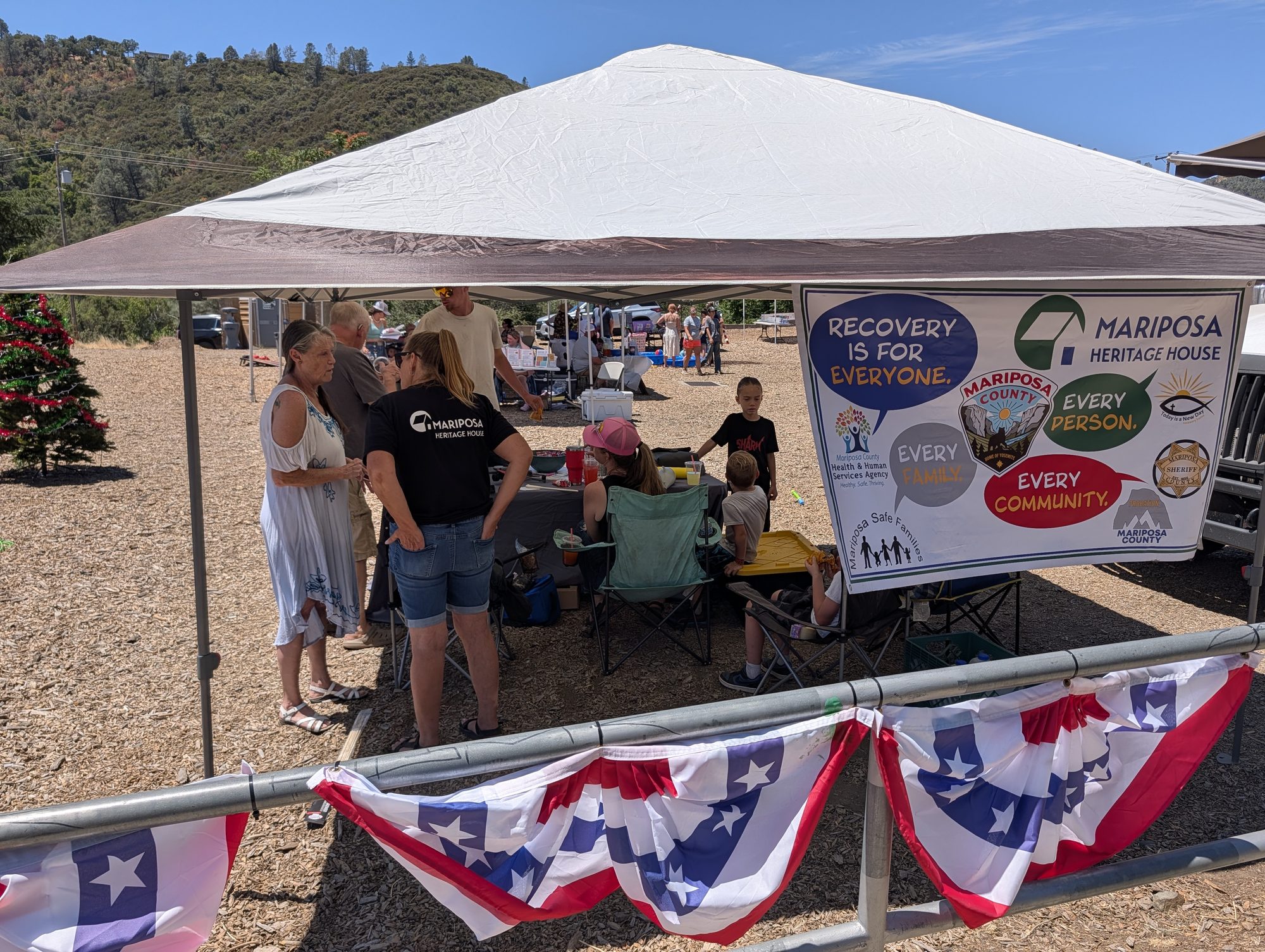 Mariposa Heritage House sharing recovery resources with the community.